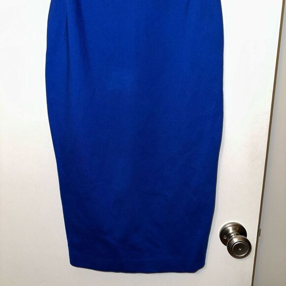 Babaton Aritzia Women’s Ruslan Sheath Dress Royal Blue Size 2 NWT - Picture 2 of 12